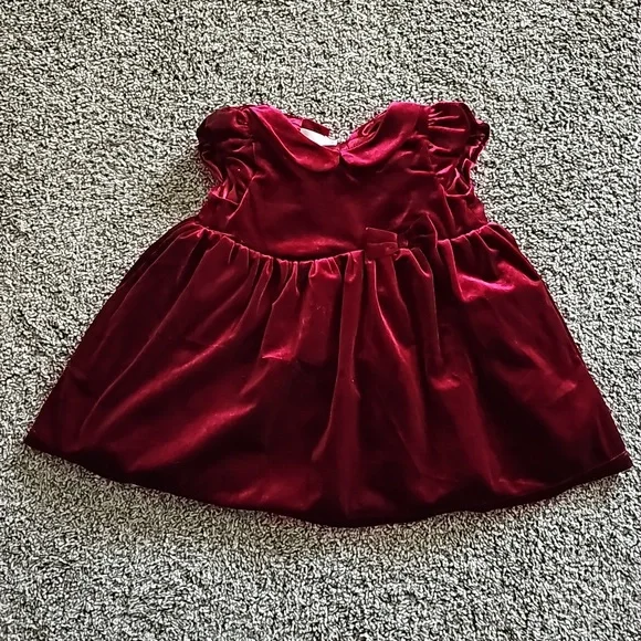 strapless open back dress Smocked Holland Dress W. Rhinestone